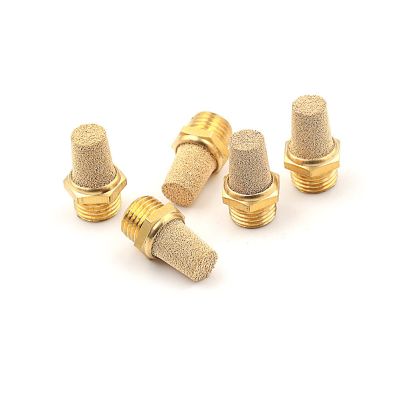 QDLJ-5pcs/lot Solenoid Components Valve Pneumatic Filter Noise Silencer 1/4" Pt Thread