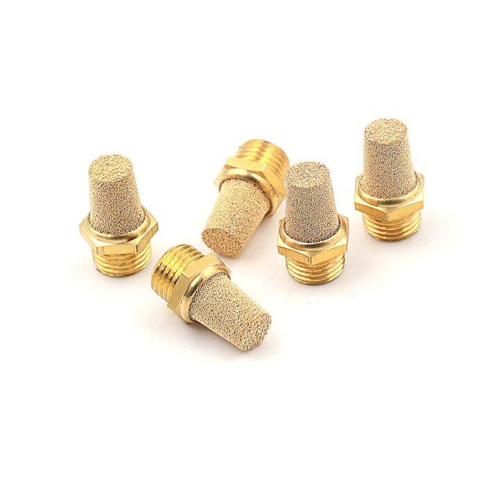 qdlj-5pcs-lot-solenoid-components-valve-pneumatic-filter-noise-silencer-1-4-pt-thread