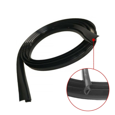 Universal Car Tuning Front Windshield Panel Ageing Rubber Seal Trim Moulding Strip Sealed 1.8m Gadget Car Decoration Accessories