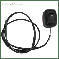 Zhangxiuhua สวิตช์ปิดเปิดแผงสวิตช์ไฟรถยนต์ชนิดวางอเนกประสงค์ DC 12V พร้อมสายเคเบิล60ซม. สำหรับ DRL