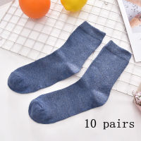 10 PAIRS Brand Mens Cotton Socks New Style Business Men Socks Soft Breathable Summer Winter for Male Socks