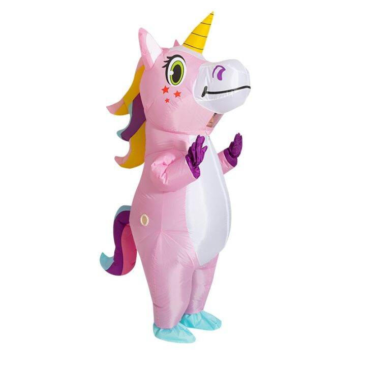 Adult Pink Full Body Unicorn Inflatable Anime Cosplay Costume | Lazada