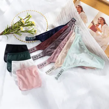 3pcs/lot Sexy Lace Thongs Underwear Women Floral Bikini Underpants