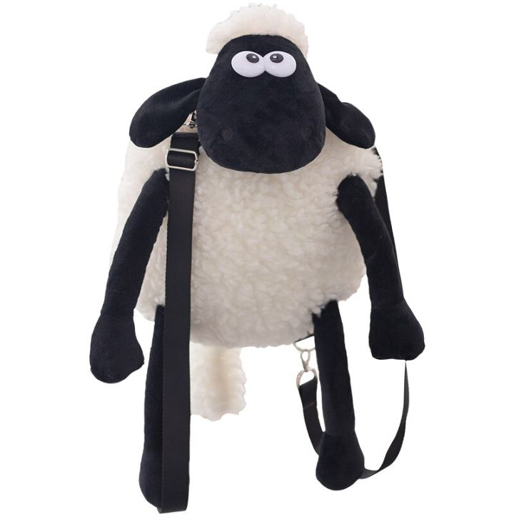 cartoon-cute-kawaii-black-lamb-backpack-large-capacity-plush-doll-toy-valentines-day-birthday-christmas-for-children-girlfriend