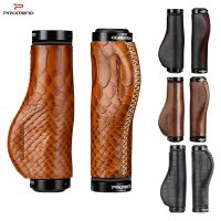 Ergonomics Bicycle Grips leather Bar Ends Plugs MTB Grips lock on road bike for brompton bicycle grip Handlebars