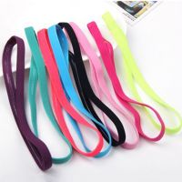 【CW】 1 Color Men Hair Bands Headband Sport Anti-slip Elastic Rubber Sweatband Football