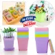 Garden Planters Small Plant Containers Square Seedling Nursery Pot Succulent Plants Plastic Flower Pots