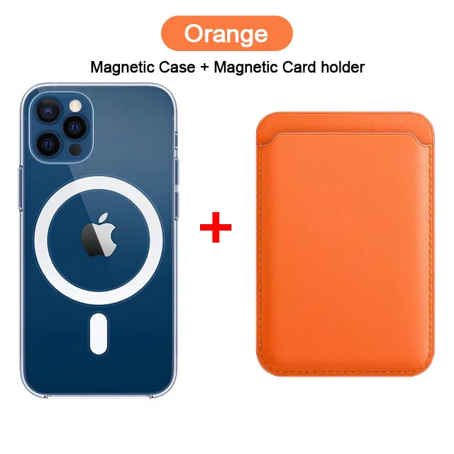 For Iphone 13 Pro Max For Magsafing Magnet Wireless Charging Case Iphone 12 Mini 11 X Xr Xs 7 8 Plus Se Card Holder Cover Lazada Ph