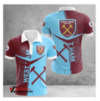 West Ham United F.C 2023 Latest Personalized Sub Customization High Quality Polo Shirt (Contact Online for Free Customization)-NO.HSHJ552S