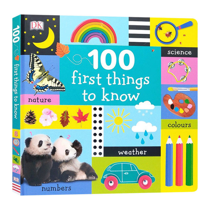 100-things-to-know-english-original-100-first-things-to-know-childrens-illustrated-encyclopedia-cardboard-book-english-original-english-book