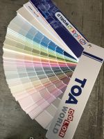 TOA พัดสี ทีโอเอ Color World เฉดสี TOA แคตาล็อกสี แพนโทน ทีโอเอ TOA Pantone Fanduck