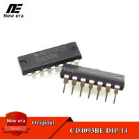 10Pcs Original CD4093BE DIP-14 CD4093 DIP14 Logic ชิป Schmidt Trigger ใหม่เดิม