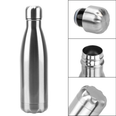 ✢☌ↂ 500ml Stainless Steel Water Bottle Cola Water Beer Thermos For Sport Bottles Double Wall Insulated Vacuum Flask BPA Free Thermos