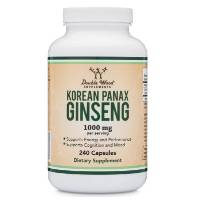 Double Wood Korean Panax Ginseng 1000 mg.