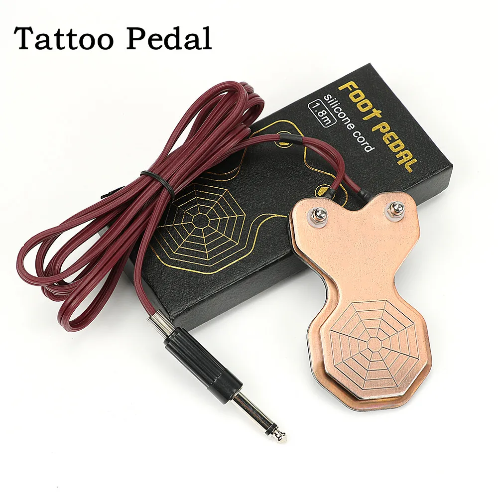 Tattoo Foot Pedal Switch Increase Friction Copper Contact Tattoo Foot  Switch for Tattoo Machines Gold  Amazonin Beauty