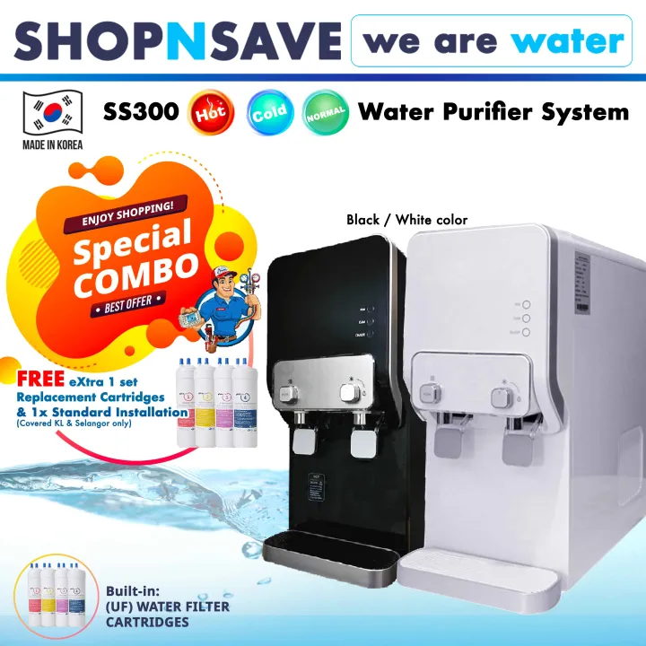 SHOPNSAVE KOREA SS300 Hot Cold & Normal Water Purifier Water