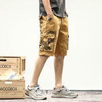 2022 New Summer Mens Casual Pants Shorts Overalls Comfortable Shorts Fashion Shorts Multi-pocket Trendy Shorts Male Clothing