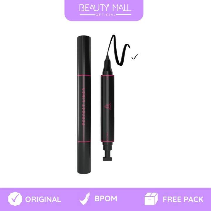 MADAME GIE Perfect Liner 2 in 1 Eyeliner Stamp Lazada Indonesia