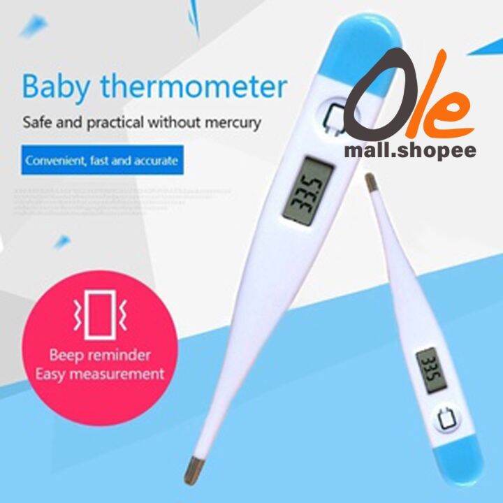 ☉Digital Thermometer with Automatic Alarm Electronic product for Oral