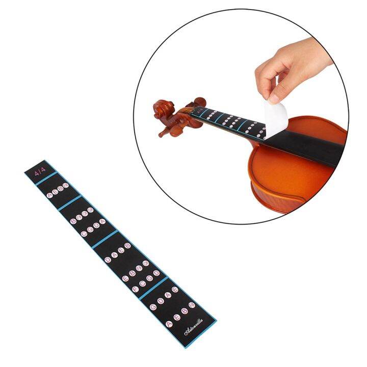 4/4 Violin Fingerboard Sticker Violin Fiddle Finger Guide Sticker Label