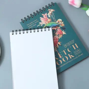 A5 B6 Retro Spiral Coil Sketchbook Kraft Paper Notebook Sketch Painting  Diary Journal Student Note Pad Book Memo Sketch Pad