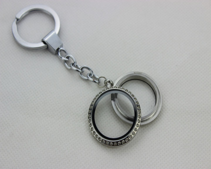 round-crystal-screw-living-floating-locket-keychains-diy-stainless-steel-locket-keychain-keyrings-5pcs