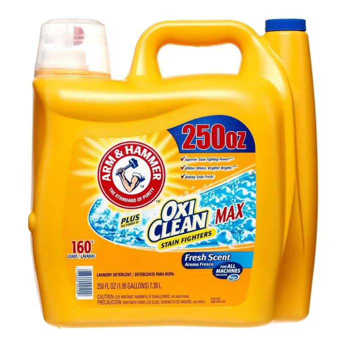 Arm & Hammer plus OxiClean Max Liquid Laundry Detergent 250 fl. oz, 160