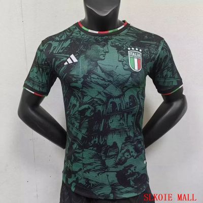 เสื้ออิตาลี2023 2024คุณภาพสูงเสื้อเสื้อแข่งฟุตบอลเวอร์ชันผู้เล่น