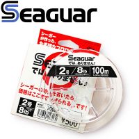 [HUYE Outdoor Store] SEAGUAR ฉลากสีขาวสายการประมงเดิม4LB-20LB 100สายการประมงฟลูออโรคาร์บอน100เมตร