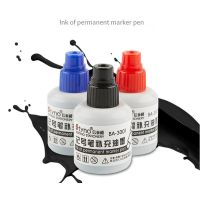 Permanent Marker Pen Refill Ink Oil -base Marker Pens Black Blue Red Capacity 20 ml  for Plastic Wood Metal Leather GlassHighlighters  Markers