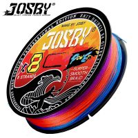 JOSBY 8 Strands Braided Fishing Line 200M 300M 500M 1000M 100% PE 4 Braided Wire Durable Carp Japanese Strong Cord Fishing Lines