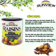 NHO KHÔ MỸ THẬP CẨM KHÔNG HẠT SUNVIEW RAISINS 425G