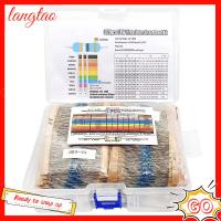 LANGTAO 3120 Pcs 0.25วัตต์ค่ะ ชุดตัวต้านทาน 156ค่า โอห์ม1 Ohm-10M ตัวต้านทาน1/4วัตต์ ชุดตัวต้านทานไฟฟ้า ชุดตัวต้านทานฟิล์มโลหะ โปรเจกต์ DIY