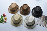 Mymeow 999 หมวกทรงปานามาคาดผ้าลาย [รุ่นB028] หมวกกันแดด หมวกไปเที่ยวทะเล หมวกแฟชั่น ส่งจากไทย