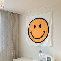 Ins Korean Smiley Face Alphabet Background Cloth Childrens Room Wall Decoration Tapestry Childrens Birthday Party Decoration