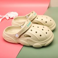 Childrens slippers summer new girl baby non-slip parent-child sandals and indoor home boys hole shoes