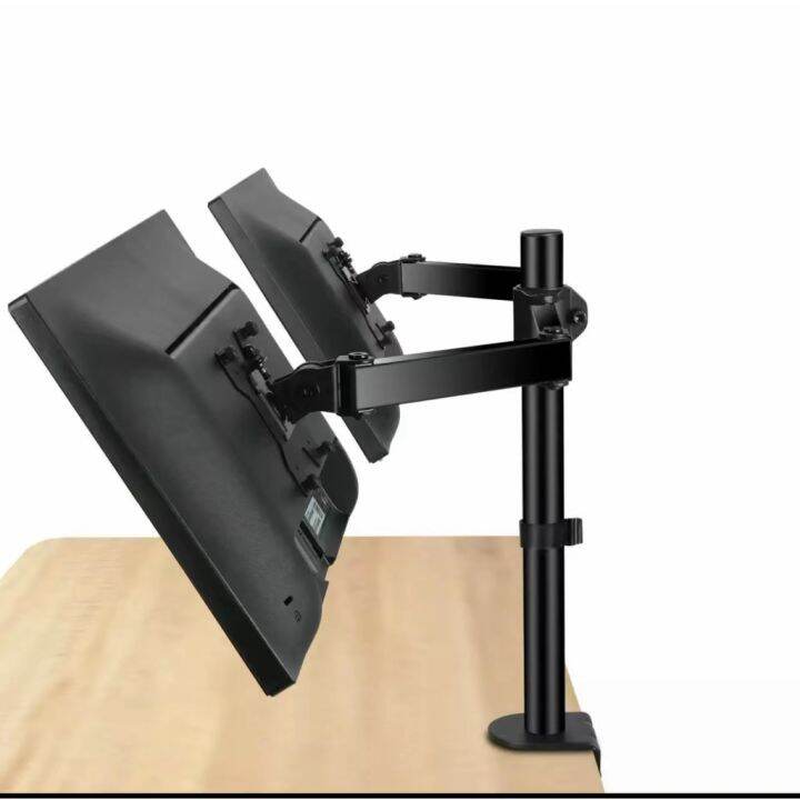 GAMING MONITOR BRACKET LED Dual /2 LED Monitor Mount with Cclamp and
