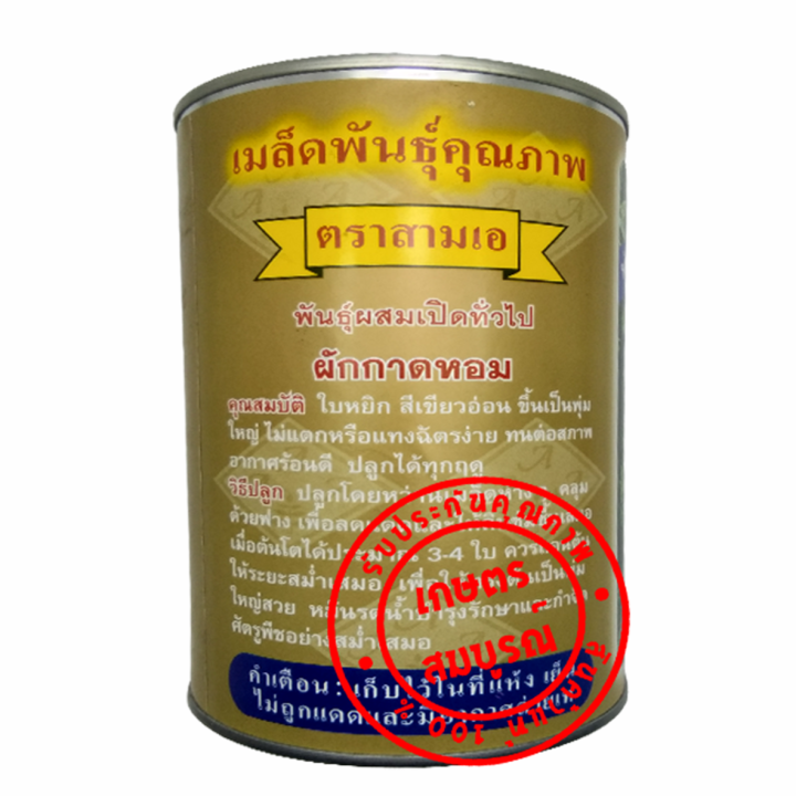 ผักกาดหอม-แชมป์เปี้ยน-เมล็ดพันธุ์-400-ก-ตราสามเอ