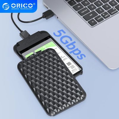 ORICO เคส HD ภายนอก2.5 "เคส HDD USB 3.0ไปยัง SATA 5Gbps ที่วางกล่องฮาร์ดดิสก์สำหรับ7-9.5มม. 2.5นิ้วซาต้าเอชดีดี/เคส SSD สำหรับ PC Feona