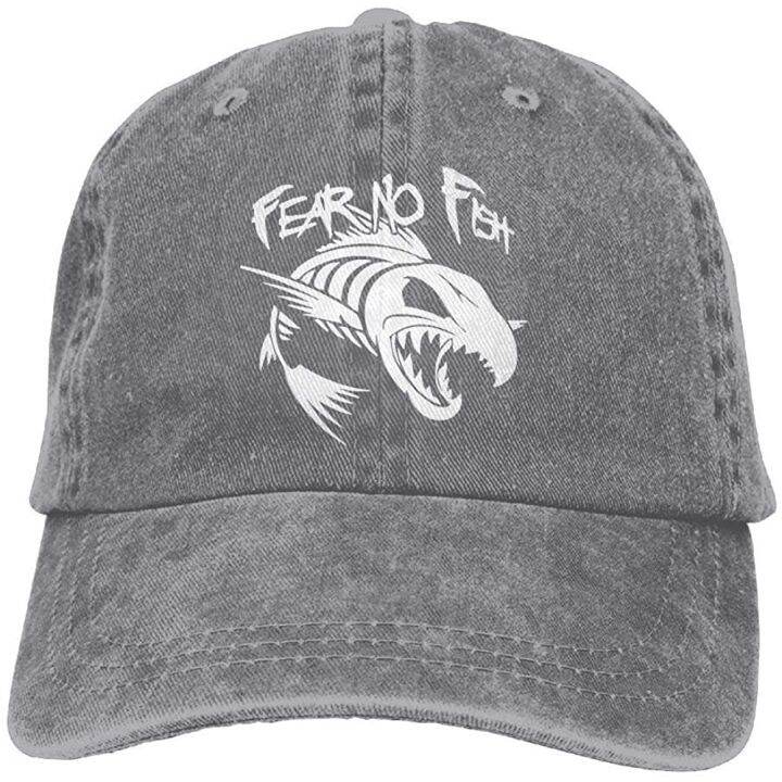 2023-new-fashion-fear-no-fish-high-quality-fashion-new-style-printed-baseball-cap-adjustable-unisex-travel-sports-cap-contact-the-seller-for-personalized-customization-of-the-logo