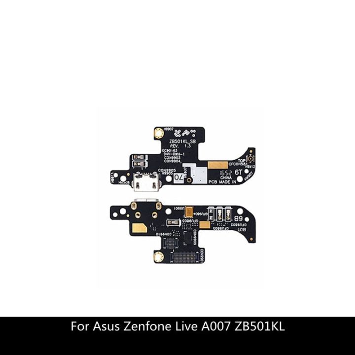 สำหรับเคสโทรศัพท์มือถือ Asus Zenfone A007 Zb501kl แท่นชาร์จเครื่องชาร์จ Usb แท่นชาร์จชิ้นส่วนสายเคเบิลงอได้ซ่อม
