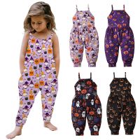 [COD] and children summer style European sleeveless backless top jumpsuit suspenders romper childrens