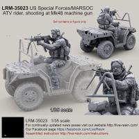 1/35 US Special Forces 2013 - modern ATV rider, Do not include a car, Resin Model Soldier GK, Unassembled and unpainted kit