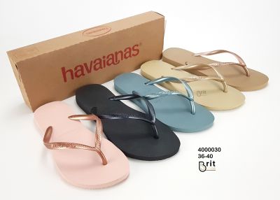 Havaianas Slim 4000030 รองเท้าแตะหญิง รองเท้าคีบหญิง