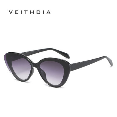 VEITHDIA กรอบแว่นตากันแดดขนาดเล็กแฟชั่นแบบใหม่แคนดี้ตาแมวแว่นกันแดดผู้หญิง S21263