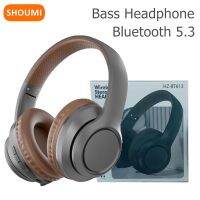 Shoumi Headphone Anak Perempuan ไร้สายพร้อมชุดหูฟังขนาดใหญ่5.3บลูทูธหูฟังพับรองรับ USB ชาร์จ C พร้อมไมโครโฟนสำหรับเป็นของขวัญสำหรับเด็กผู้หญิงเด็กผู้ชาย