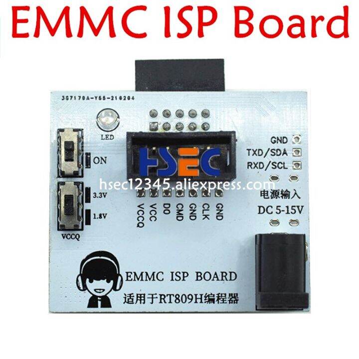 Original Customized EMMC ISP Board For RT809H Programmer EMMC Adapter ...