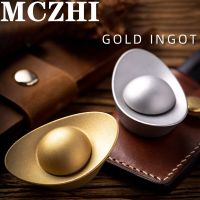 MCZHI Ingot Fidget Spinner EDC Desktop Ornament Adult Decompression Toy Fidget Hand Spinner Metal Autismo Finger Spinner Gyro Fidget Spinners  Cubes