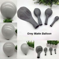 10-30PCS Per pack of Pastel Gray Balloons Matte Macaron Gray Balloon Wedding Decorations Birthday Party Decor Children Toys Balloons