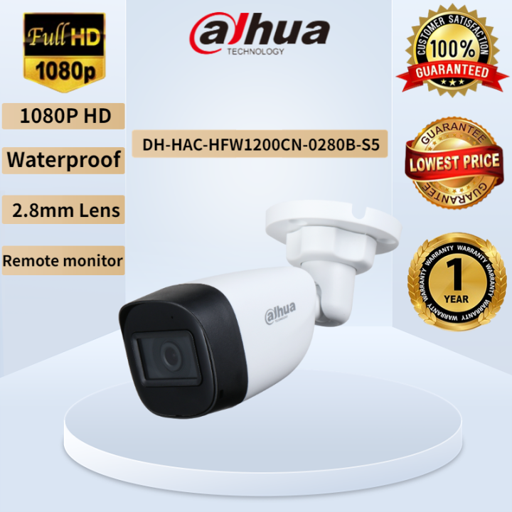 Dahua CCTV Camera 2MP/5MP Full HD(DH-HAC-HFW1200CN-0280B-S5) Smart IR ...